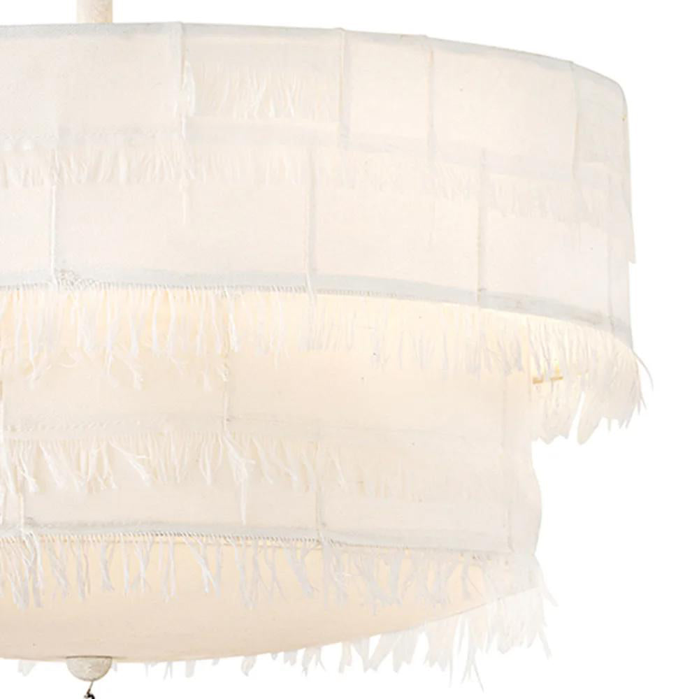 Baya Semi Flush Mount Ceiling Light in Detail.