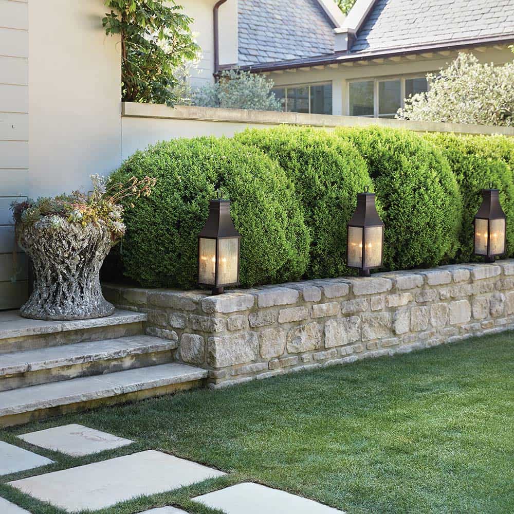 Beacon Hill Outdoor Post Mount in Outside Area.