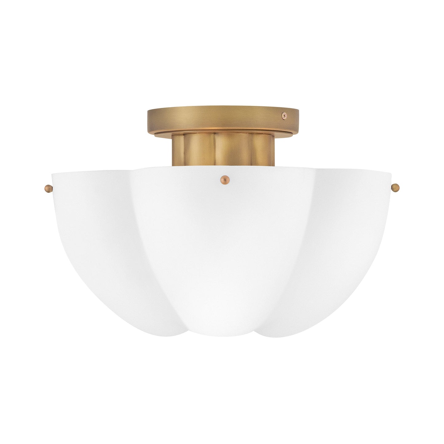 Becca Semi Flush Mount Ceiling Light in Detail.