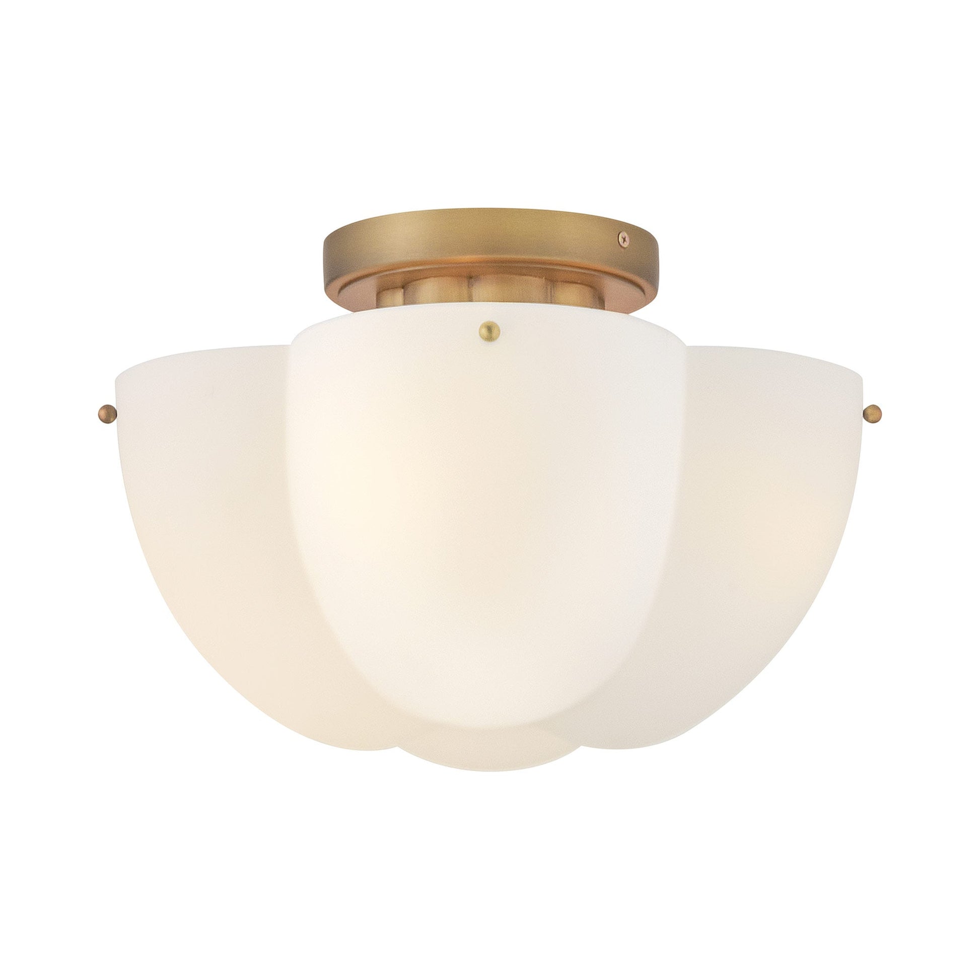 Becca Semi Flush Mount Ceiling Light in Detail.
