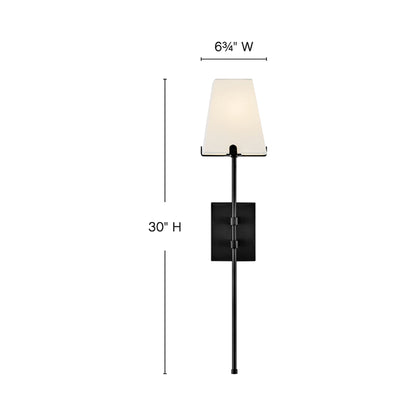 Benton Wall Light - line drawing.