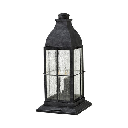 Bingham Outdoor Pier Mount Light in Greystone.