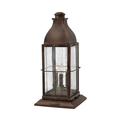 Bingham Outdoor Pier Mount Light in Sienna.