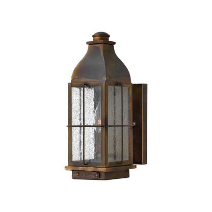 Bingham Outdoor Wall Light in Sienna (12.5-Inch/Bulb Included).