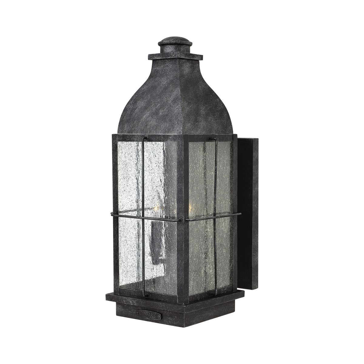 Bingham Outdoor Wall Light in Greystone (21-Inch/Bulb Included).