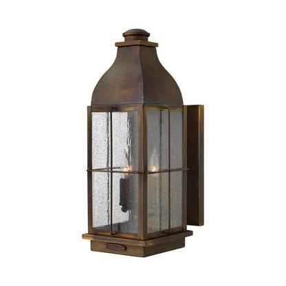 Bingham Outdoor Wall Light in Sienna (21-Inch/Bulb Included).