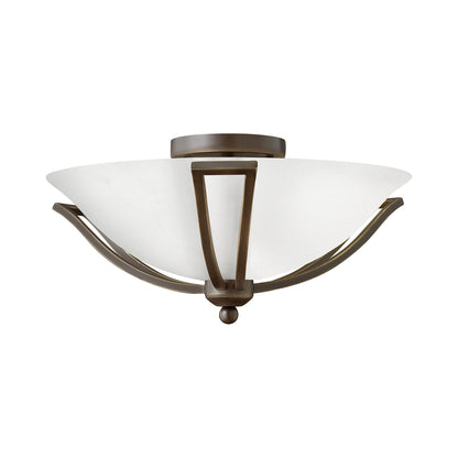 Bolla Flush Mount Ceiling Light in Olde Bronze.