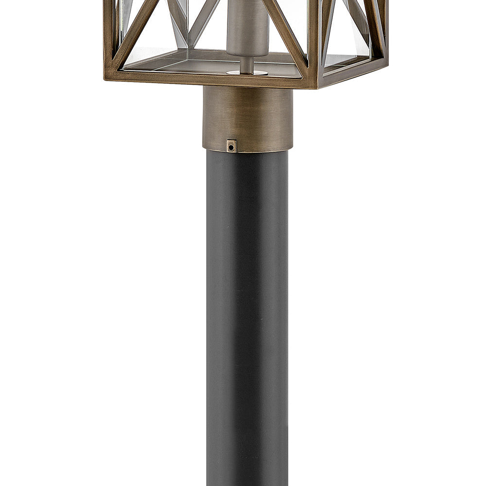 Brixton Outdoor Post Light in Detail.
