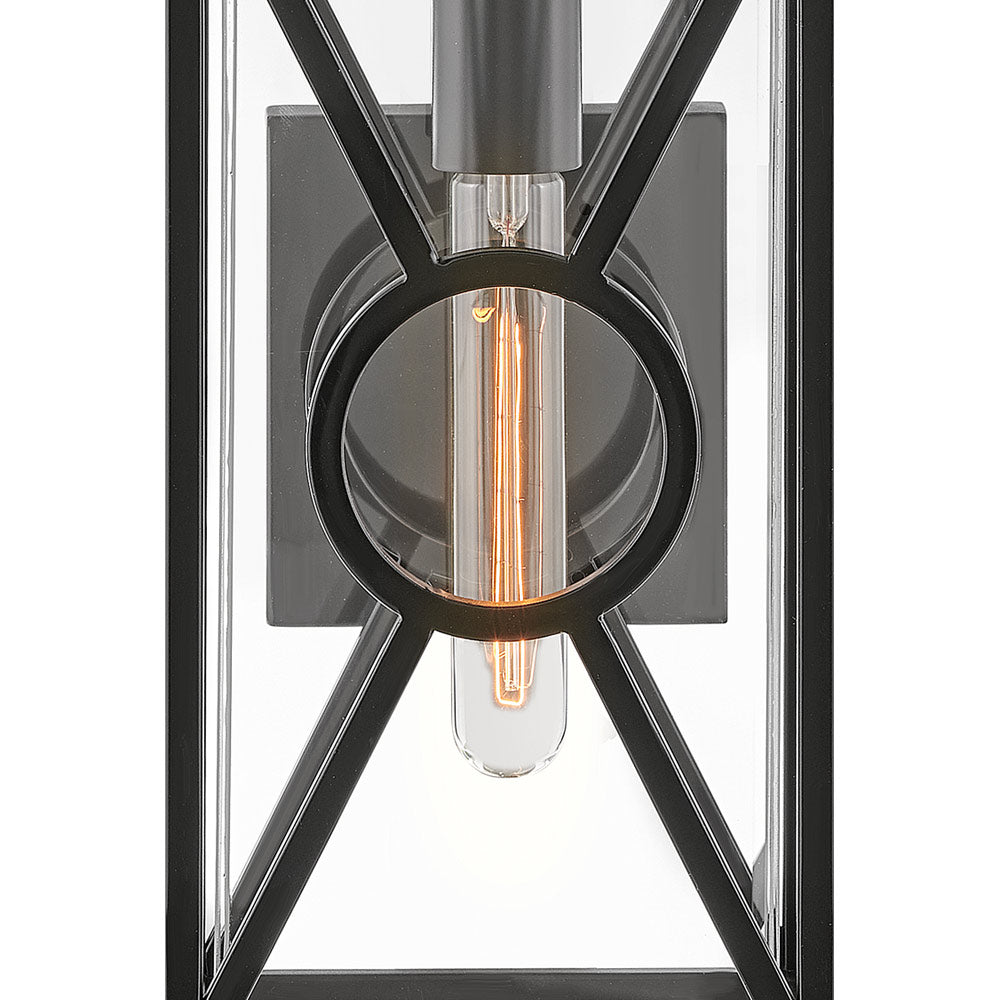 Brixton Outdoor Wall Light in Detail.