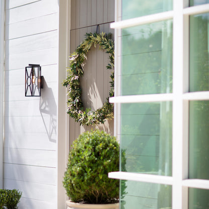 Brixton Outdoor Wall Light in Outside Area.