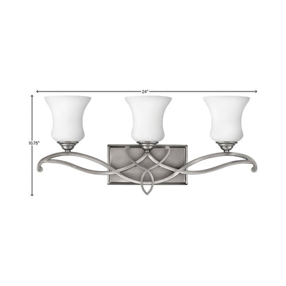 Brooke Bath Vanity Light - line drawing.