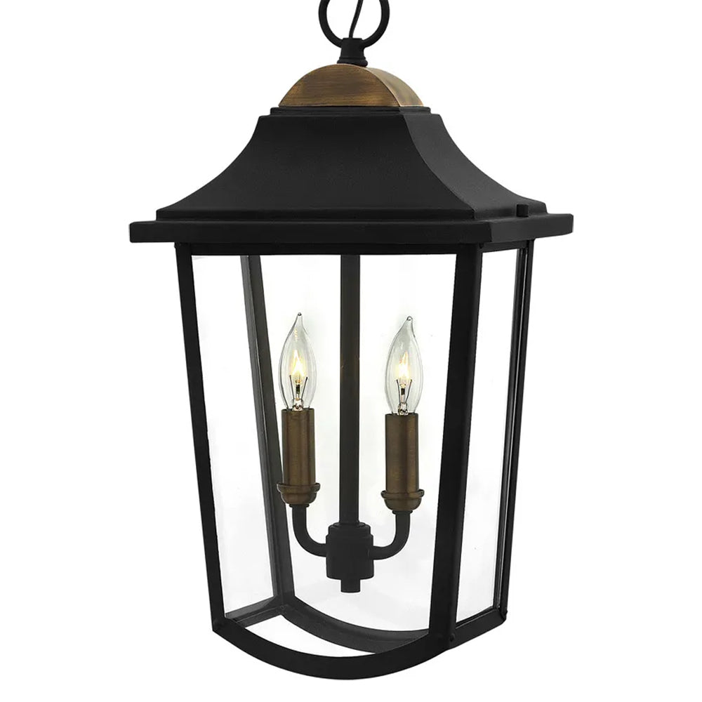 Burton Outdoor Pendant Light in Detail.