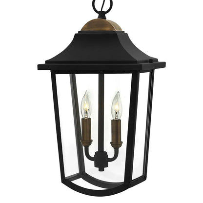 Burton Outdoor Pendant Light in Detail.
