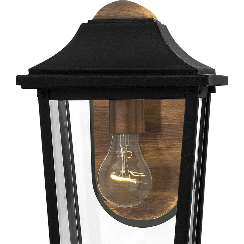 Burton Outdoor Wall Light in Detail.