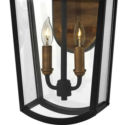 Burton Outdoor Wall Light in Detail.