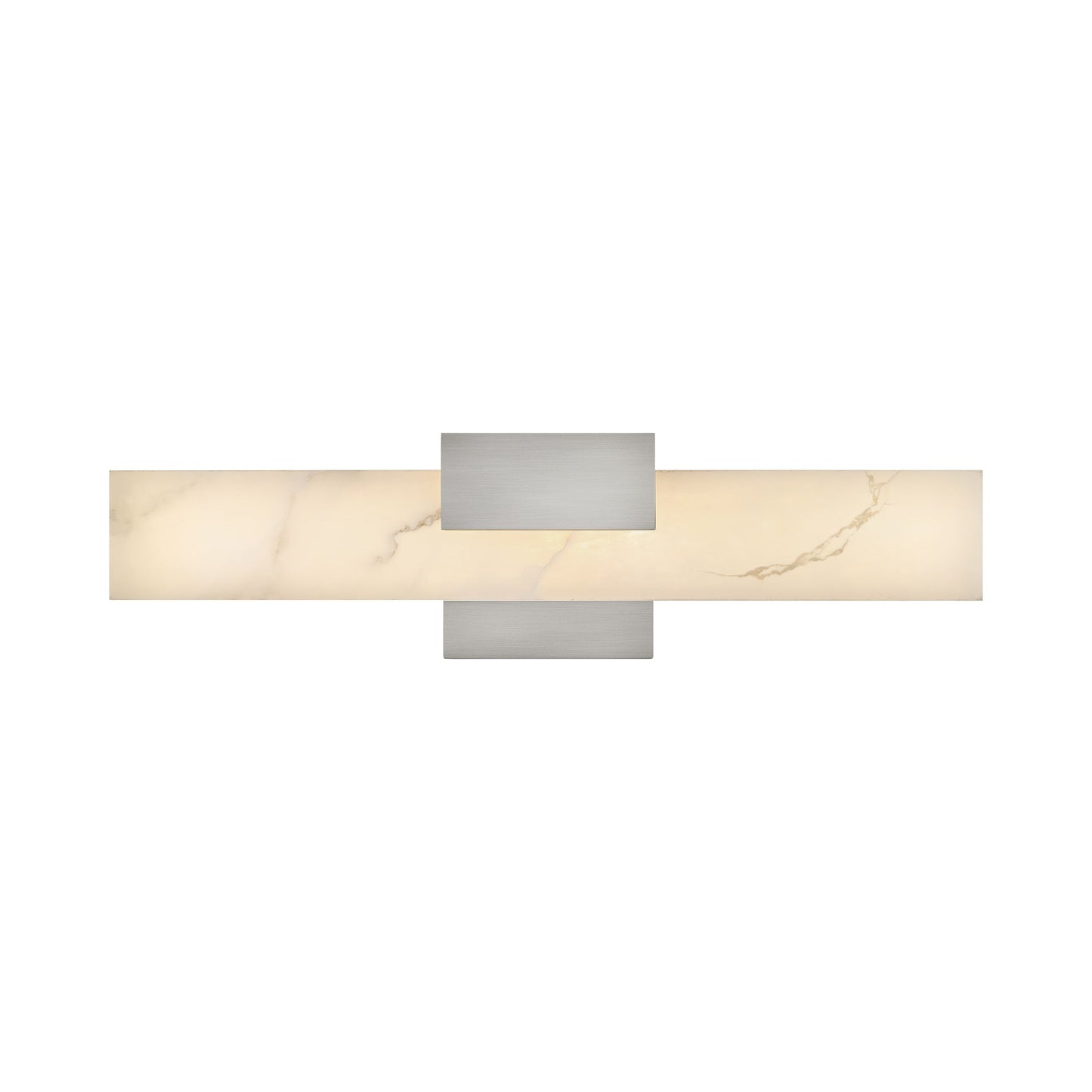 Cadiz LED Bath Vanity Light in Brushed Nickel.