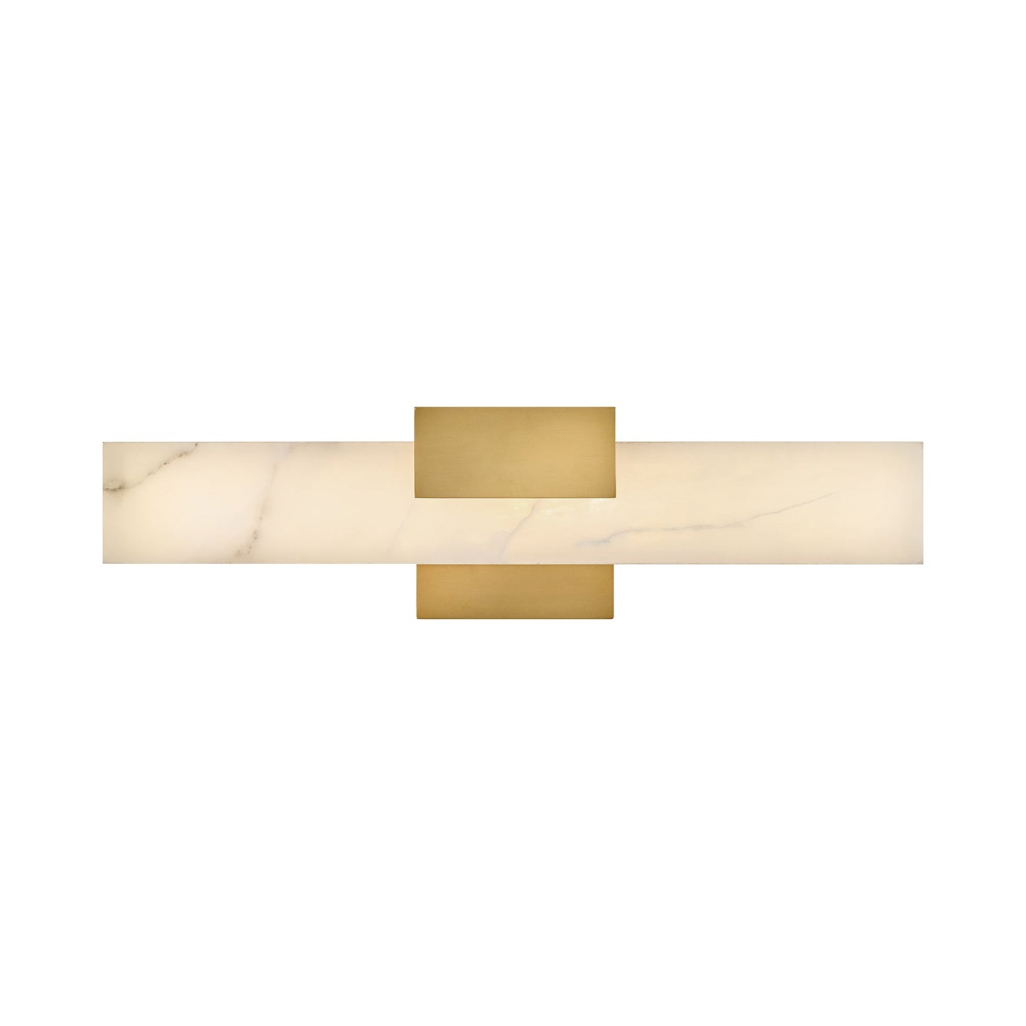 Cadiz LED Bath Vanity Light in Heritage Brass.