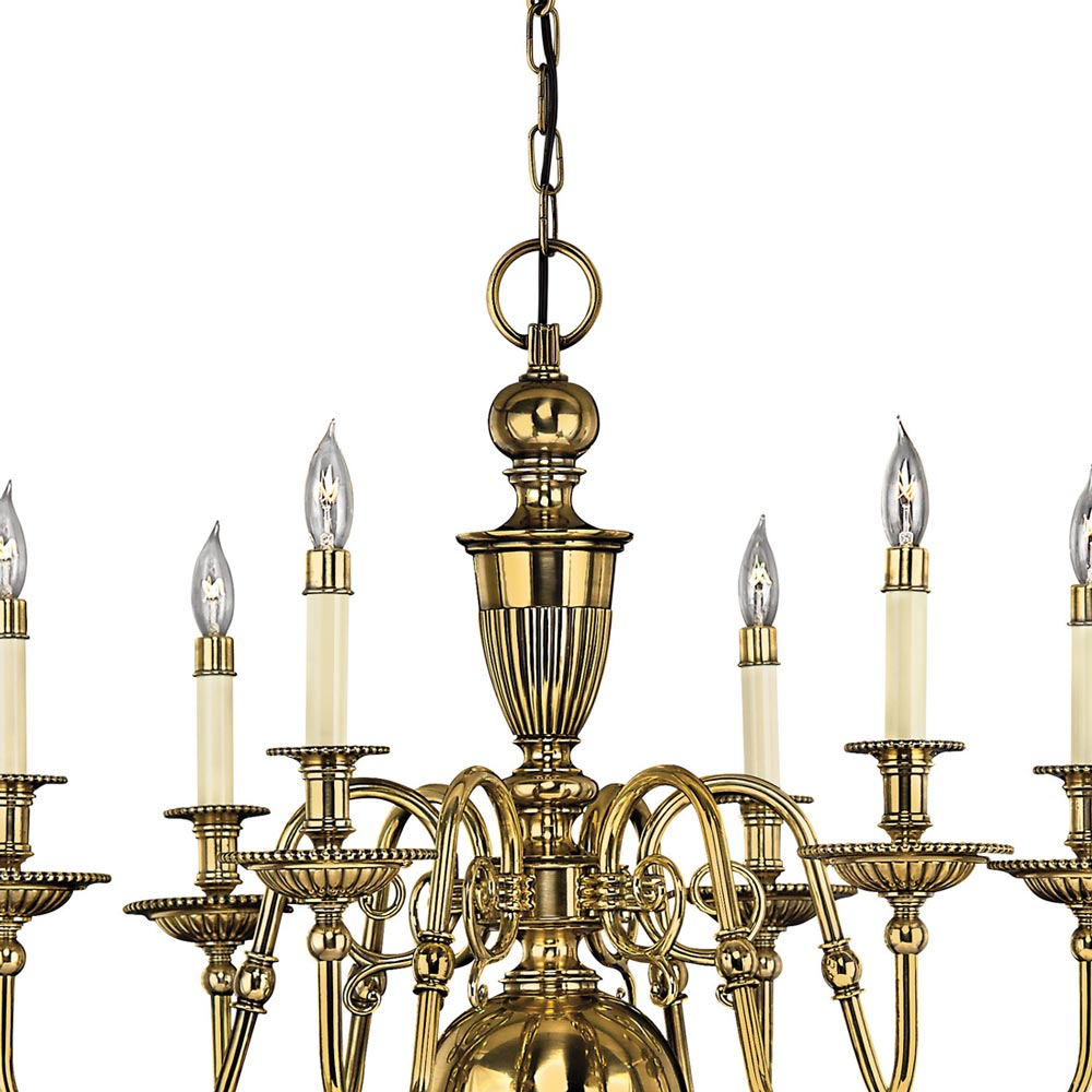 Cambridge Chandelier in Detail.