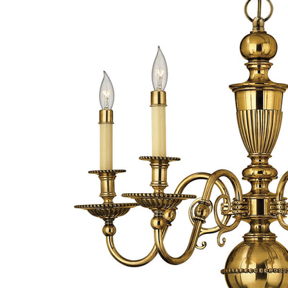 Cambridge Chandelier in Detail.