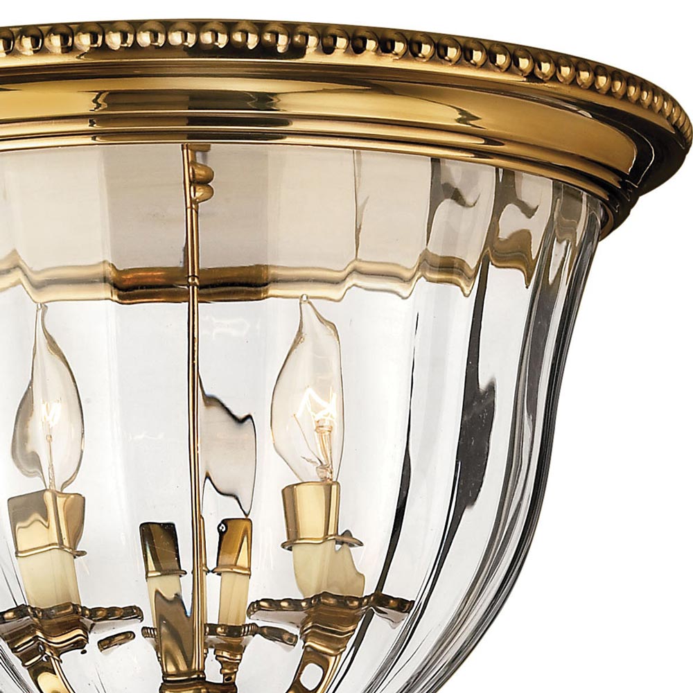 Cambridge Flush Mount Ceiling Light in Detail.