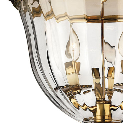 Cambridge Flush Mount Ceiling Light in Detail.