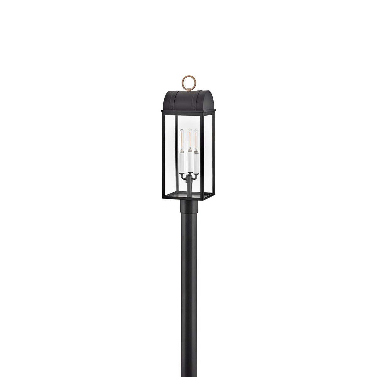 Campbell Outdoor Post Light in Detail.