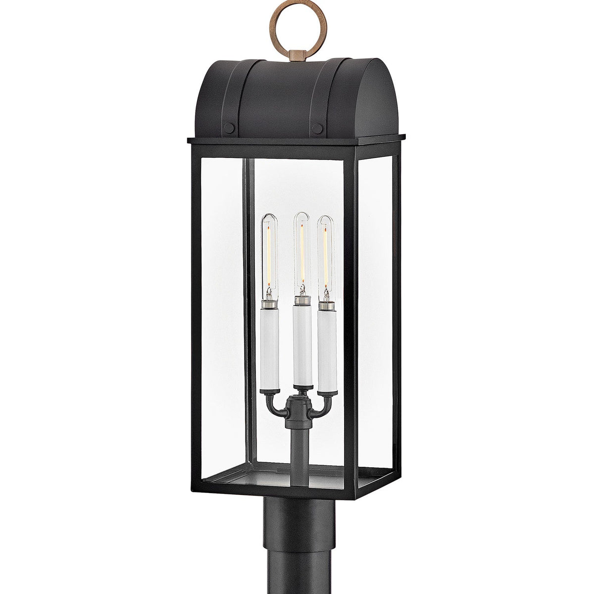 Campbell Outdoor Post Light in Detail.