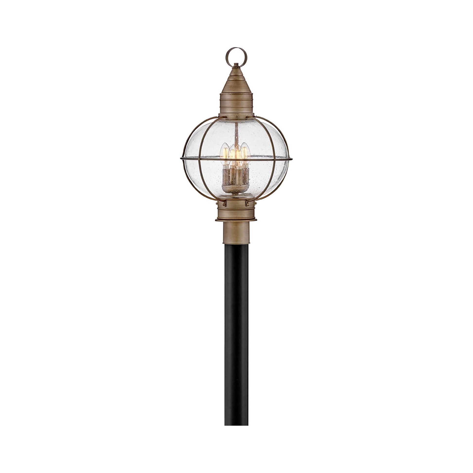 Cape Cod Outdoor Post Light in Burnished Bronze.