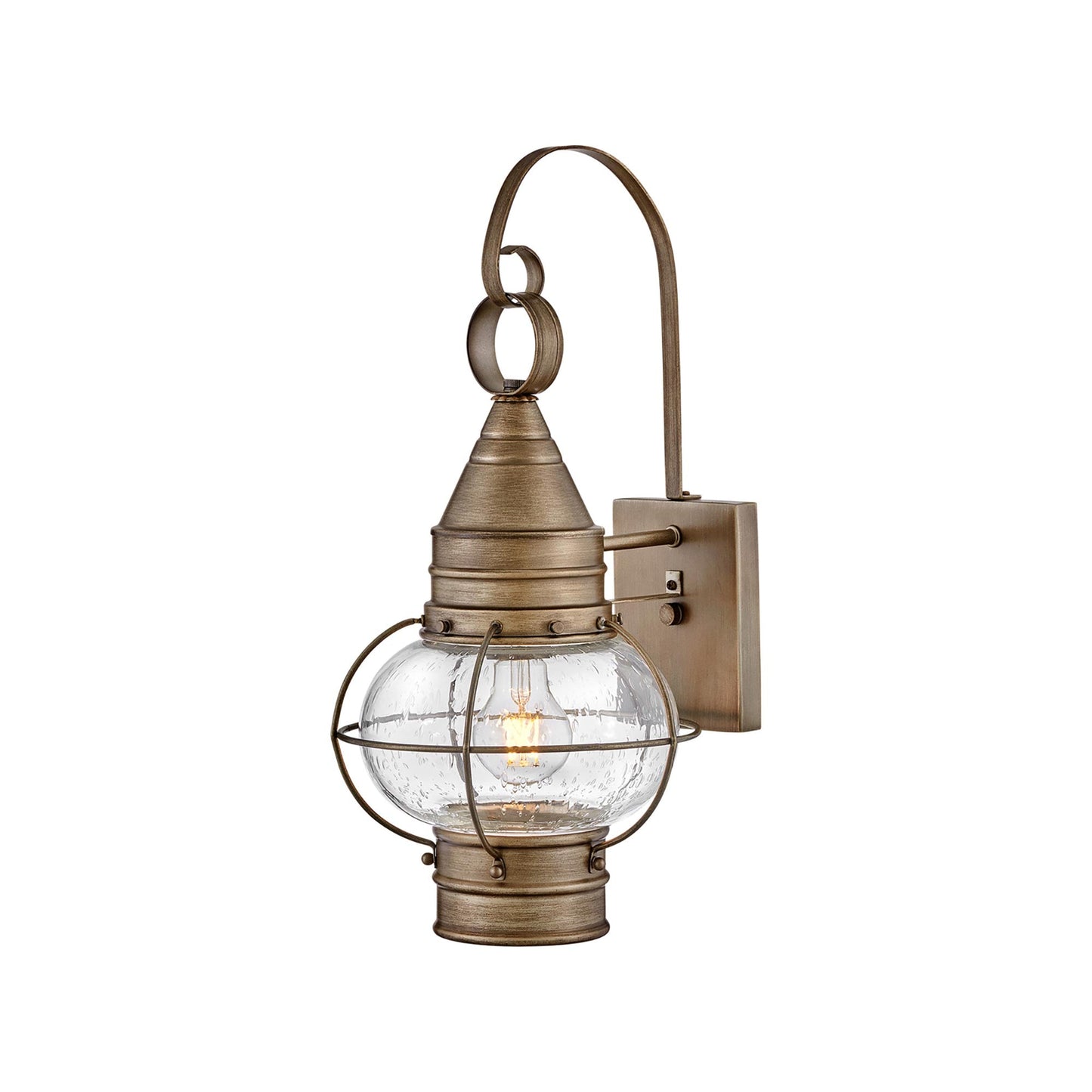 Cape Cod Outdoor Wall Light in Burnished Bronze (Small).