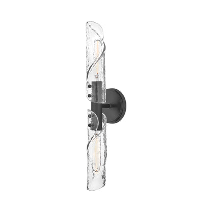 Capri Bath Wall Light in Black.