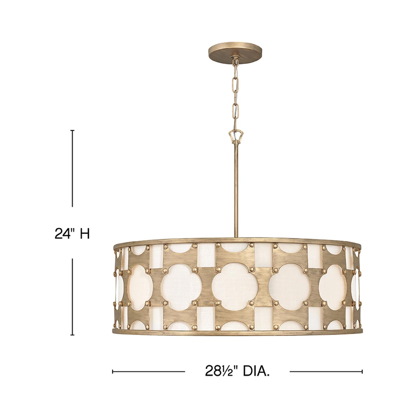 Carter Chandelier - line drawing.