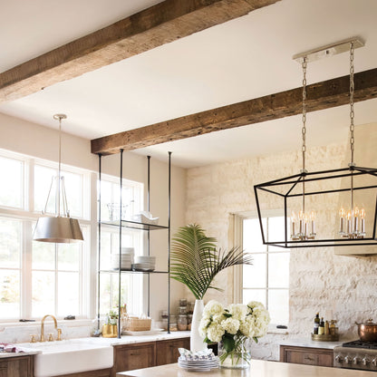 Cartwright Drum Pendant Light in dining room.