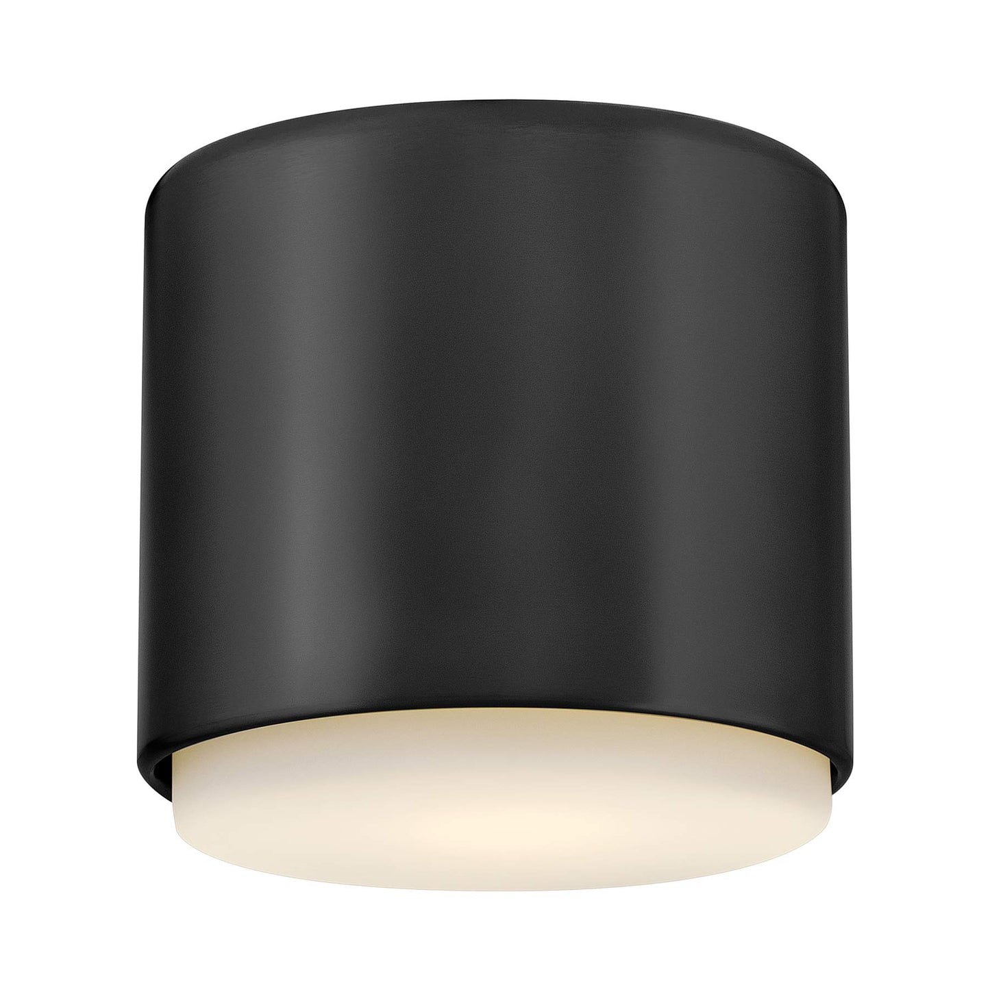 Cedric Flush Mount Ceiling Light in Black (5.25-Inch).