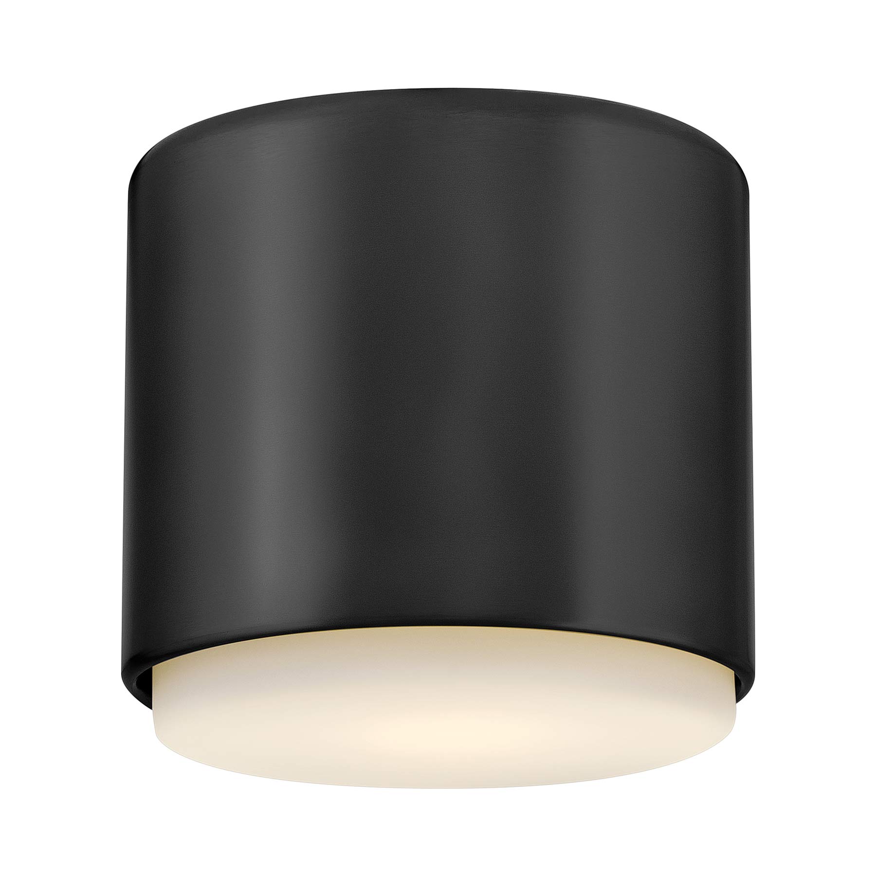 Cedric Flush Mount Ceiling Light in Black (5.25-Inch).