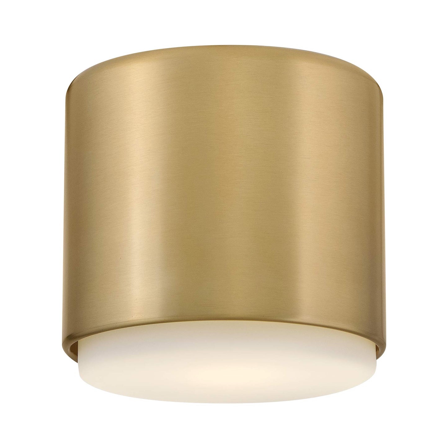 Cedric Flush Mount Ceiling Light in Lacquered Brass (5.25-Inch).