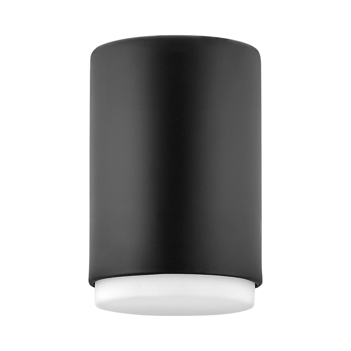 Cedric Flush Mount Ceiling Light in Black (Medium).