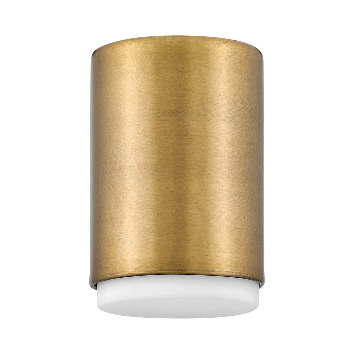 Cedric Flush Mount Ceiling Light in Lacquered Brass (Medium).