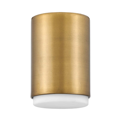 Cedric Flush Mount Ceiling Light in Lacquered Brass (Medium).