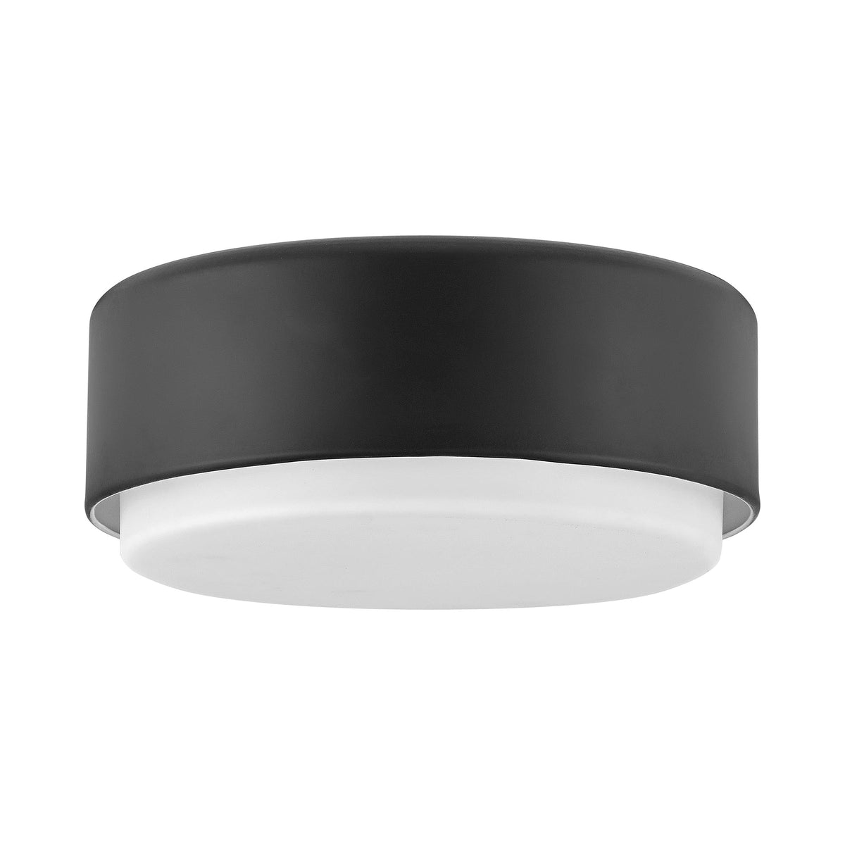 Cedric Flush Mount Ceiling Light in Black (Large).