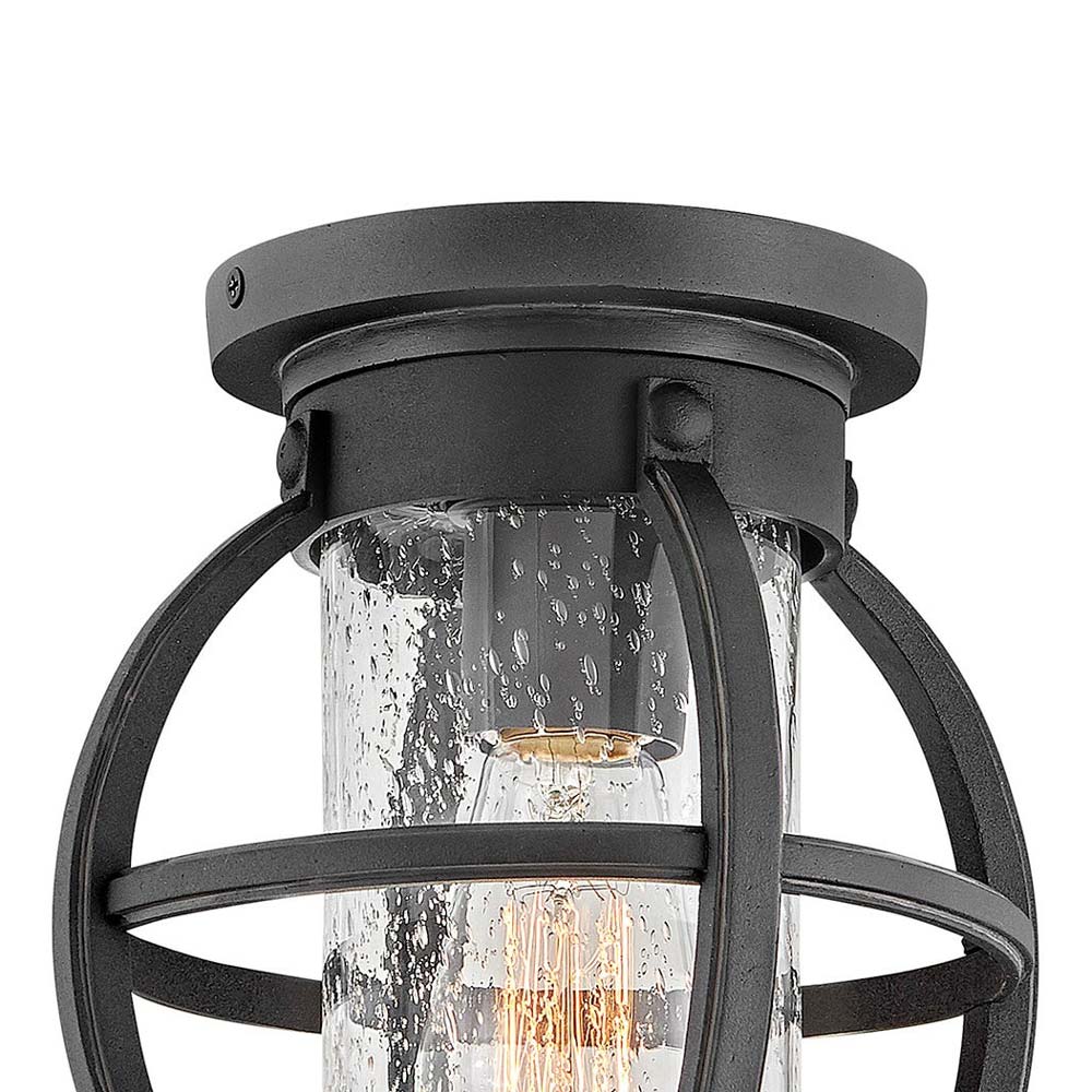 Chatham Outdoor Flush Mount Ceiling Light in Detail.