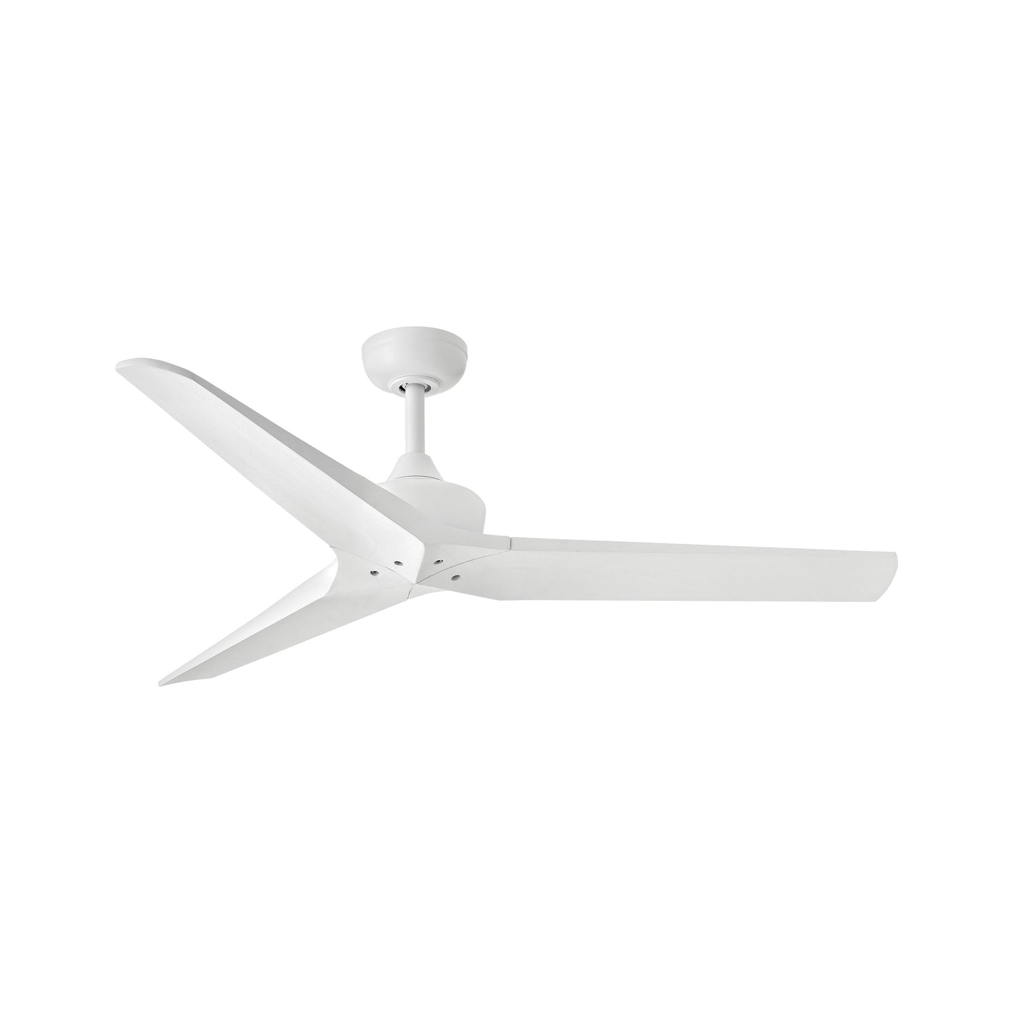 Chisel Ceiling Fan in Matte Black/Matte White (52-Inch).