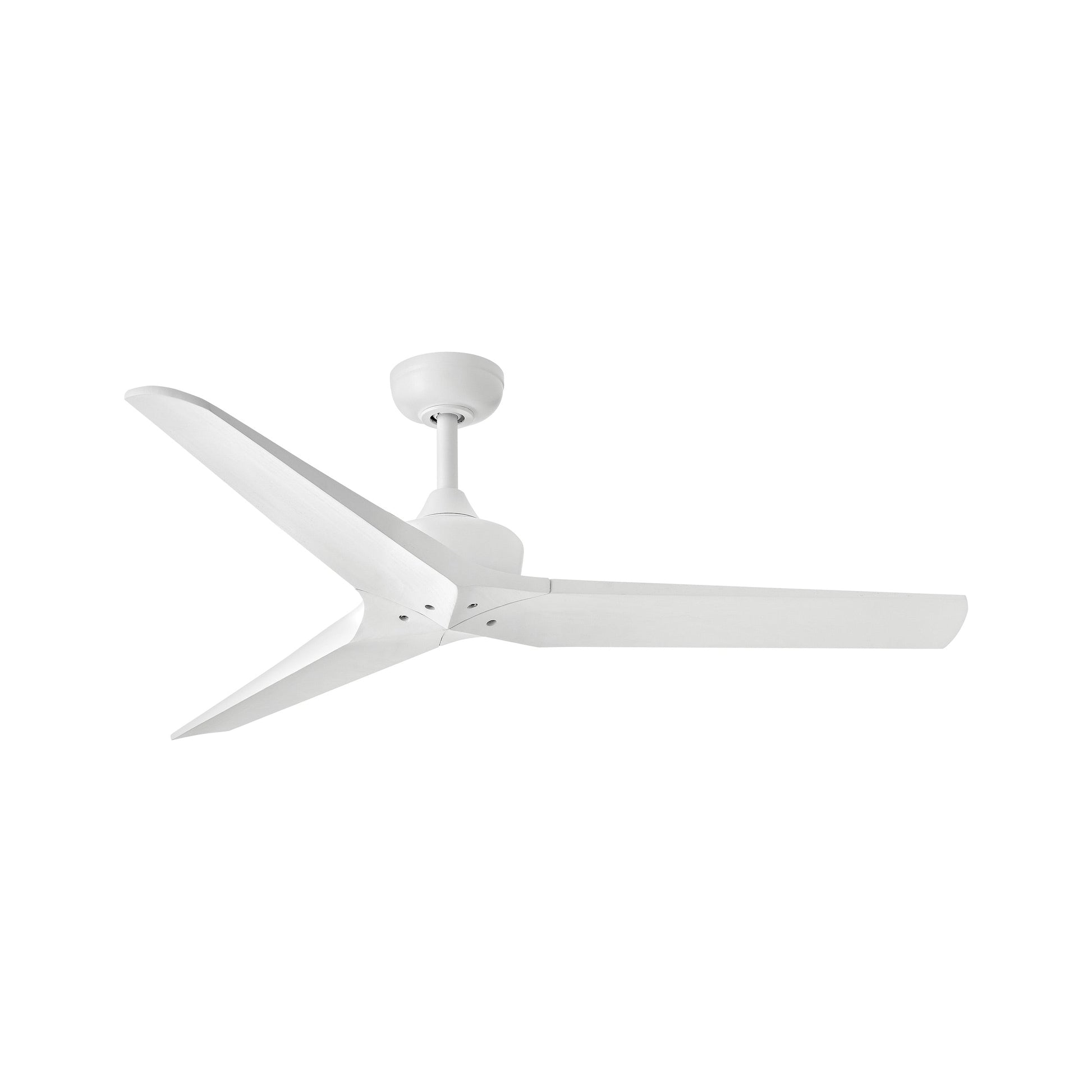 Chisel Ceiling Fan in Matte Black/Matte White (52-Inch).