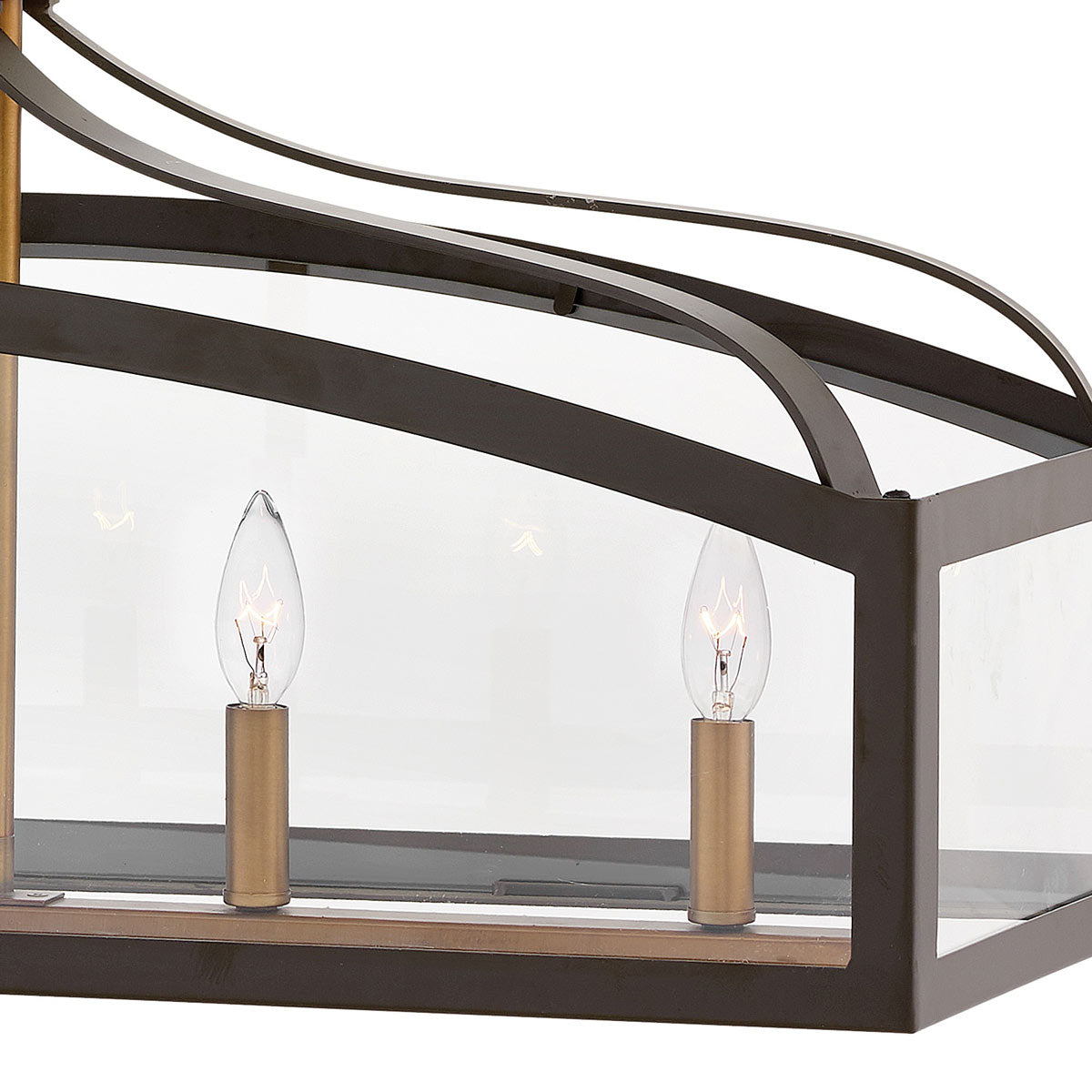 Clarendon Linear Chandelier in Detail.