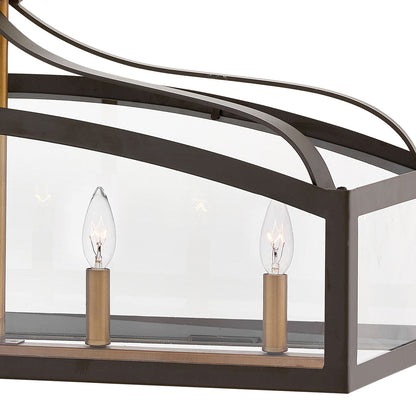 Clarendon Linear Chandelier in Detail.