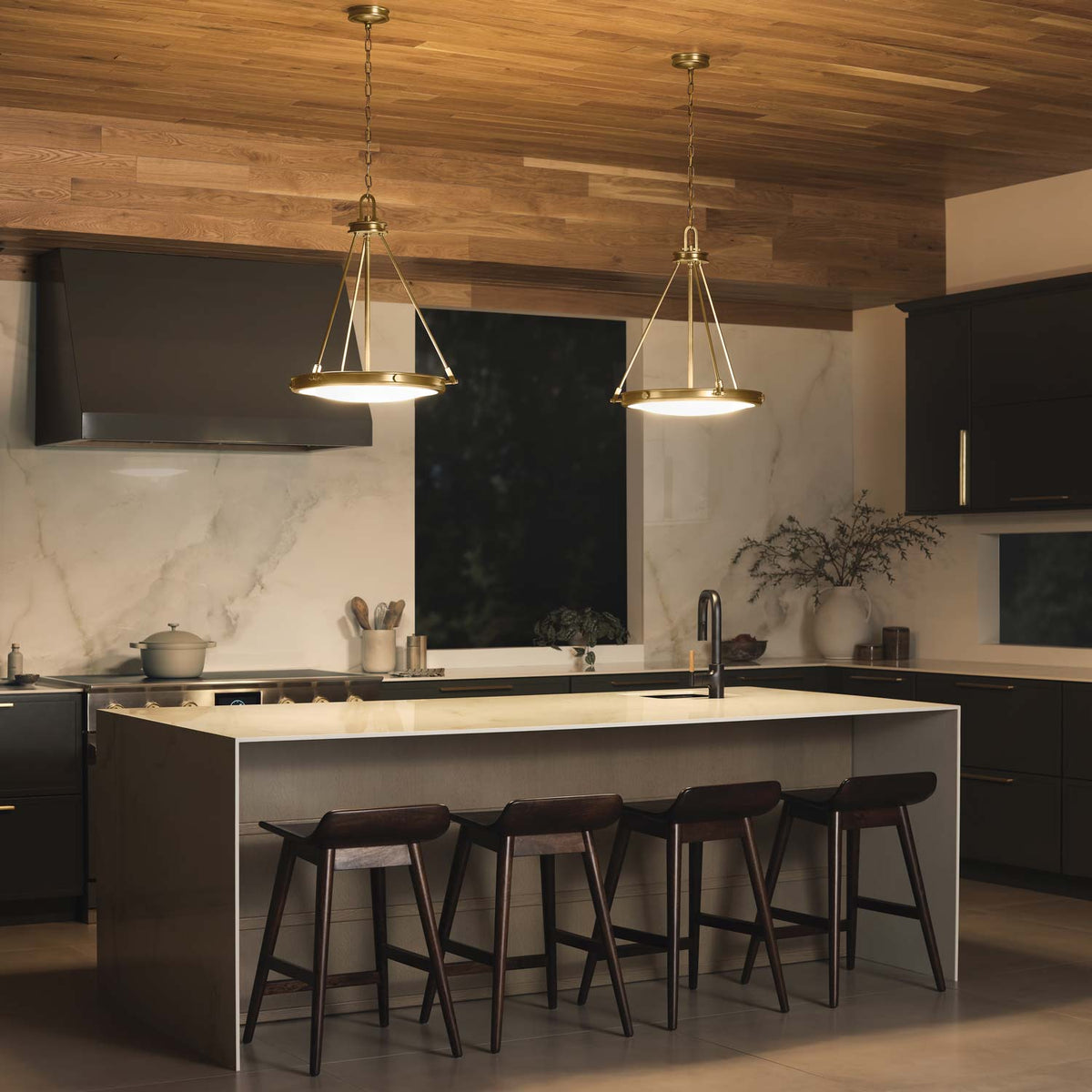 Collier Pendant Light in kitchen.