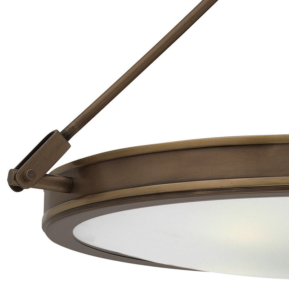 Collier Semi Flush Mount Ceiling Light in Detail.