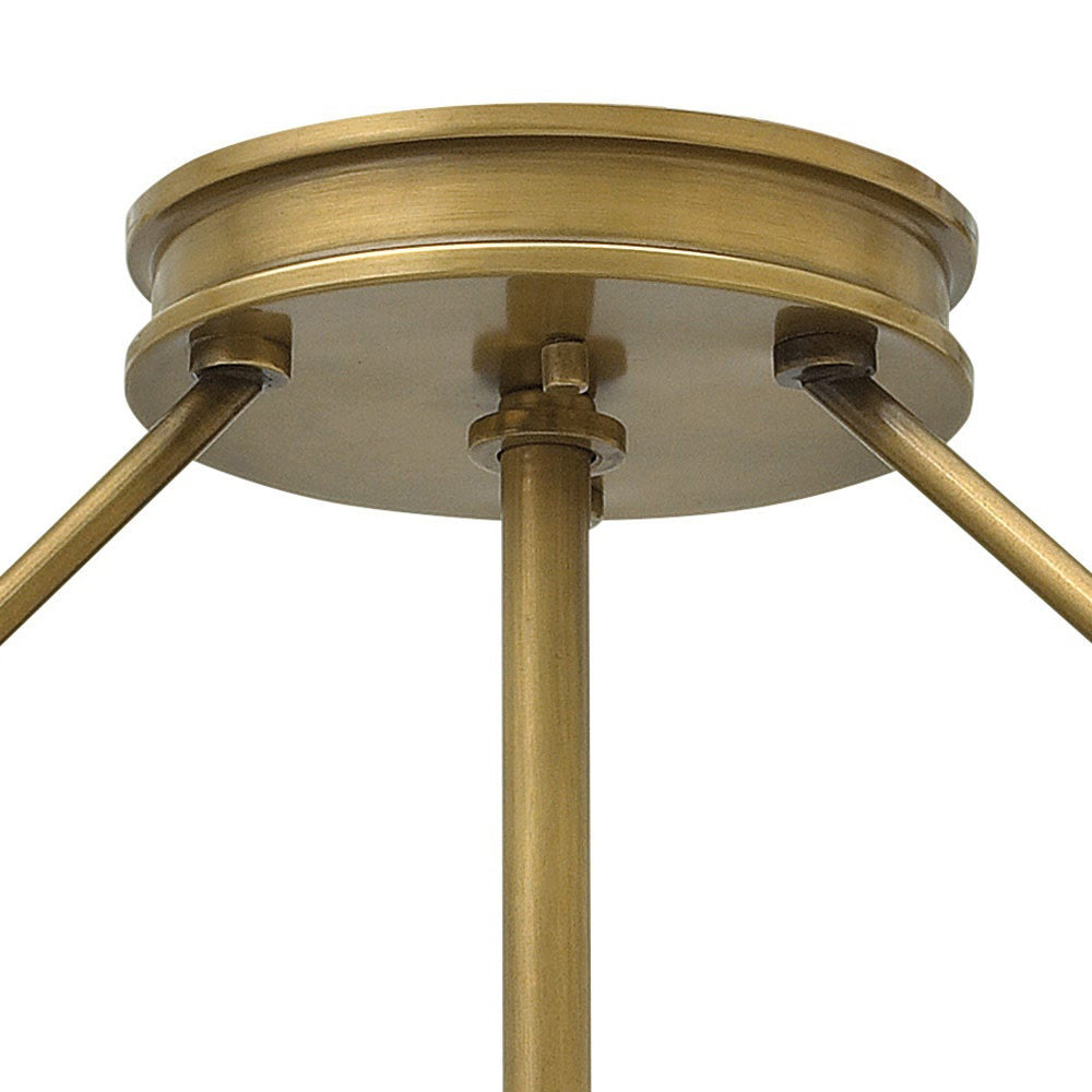 Collier Semi Flush Mount Ceiling Light in Detail.