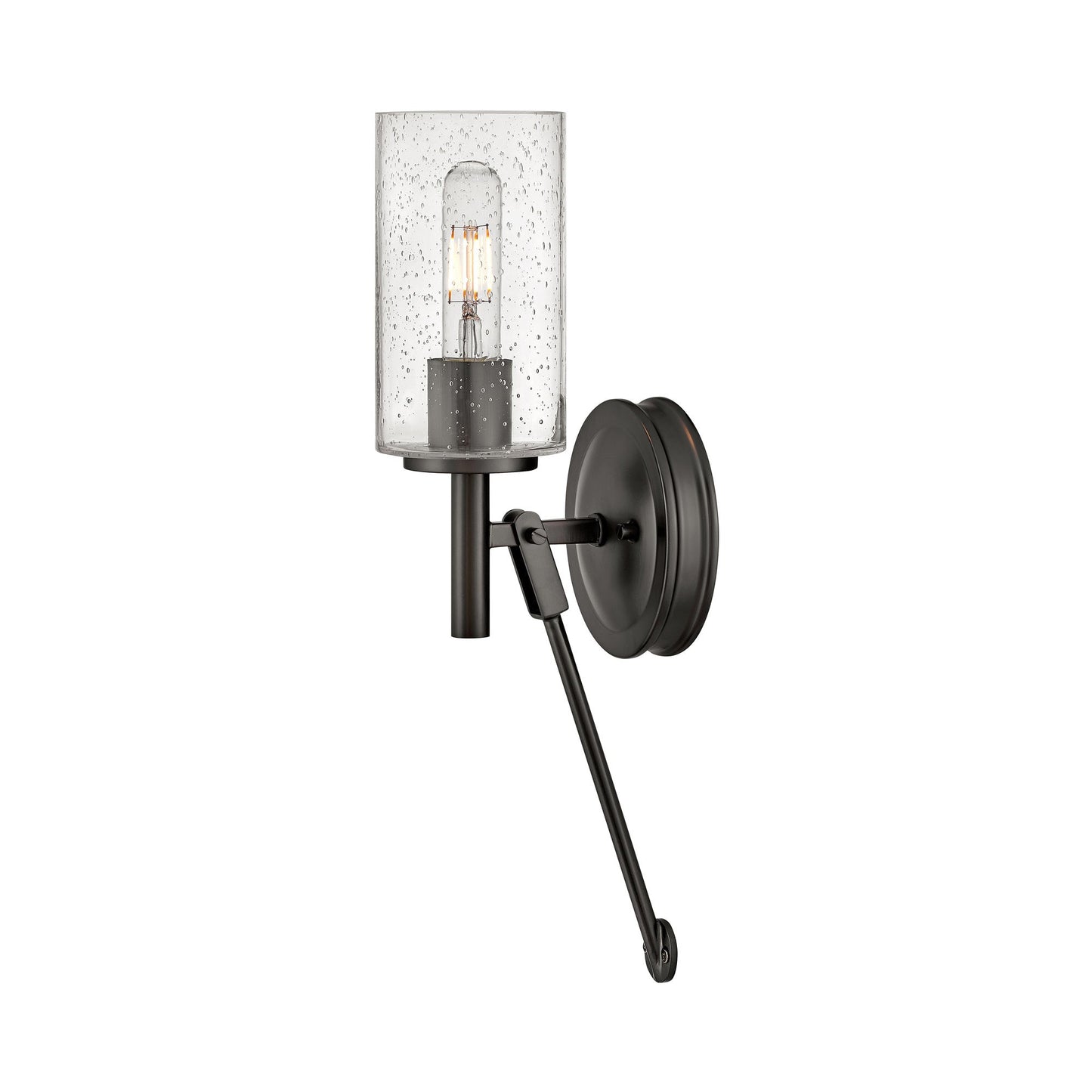Collier Wall Light in Black Oxide.