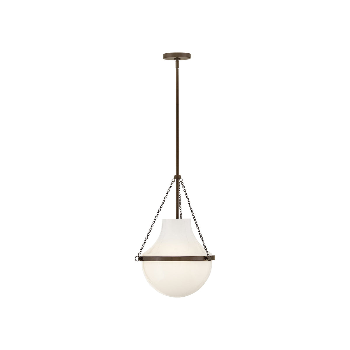 Collins Pendant Light in Heritage Bronze (Medium).