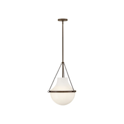 Collins Pendant Light in Heritage Bronze (Medium).
